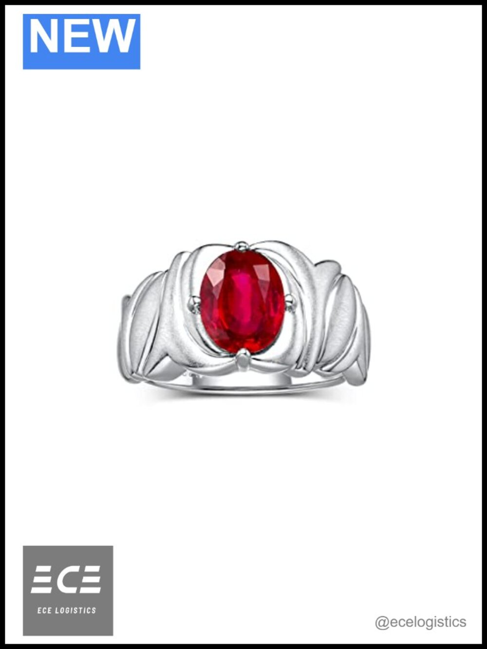 Rylos Solitaire Oval Gemstone Ring Satin Finish Band Sterling Silver Birthstone